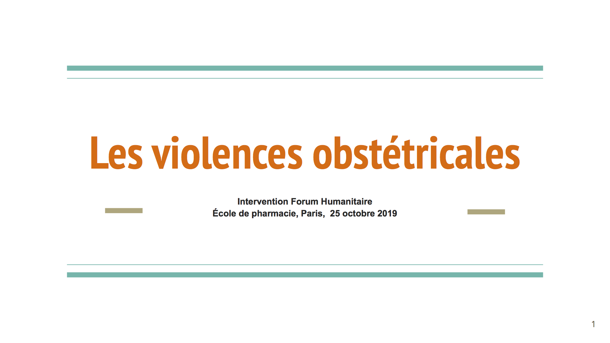 You are currently viewing Les violences obstétricales